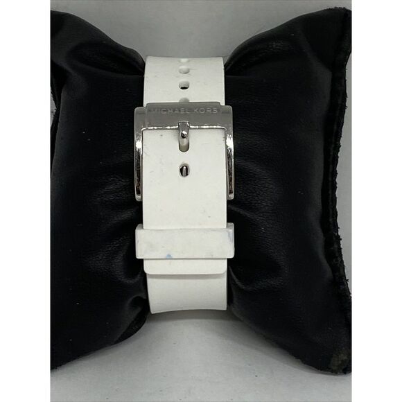 Michael Kors MK3222 Women's Silicone Analog Champagne Dial Quartz Watch XX472 - Picture 6 of 12